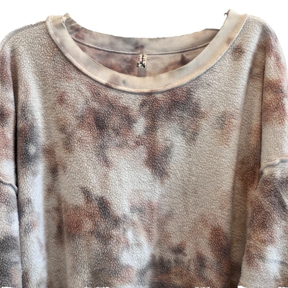 Intimately Free People Tie Dye Inside Out Sweatshirt Size M - Picture 4 of 15